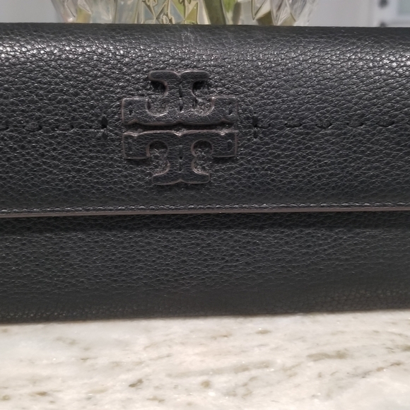 Tory Burch Black Leather Wallet - Picture 6 of 8